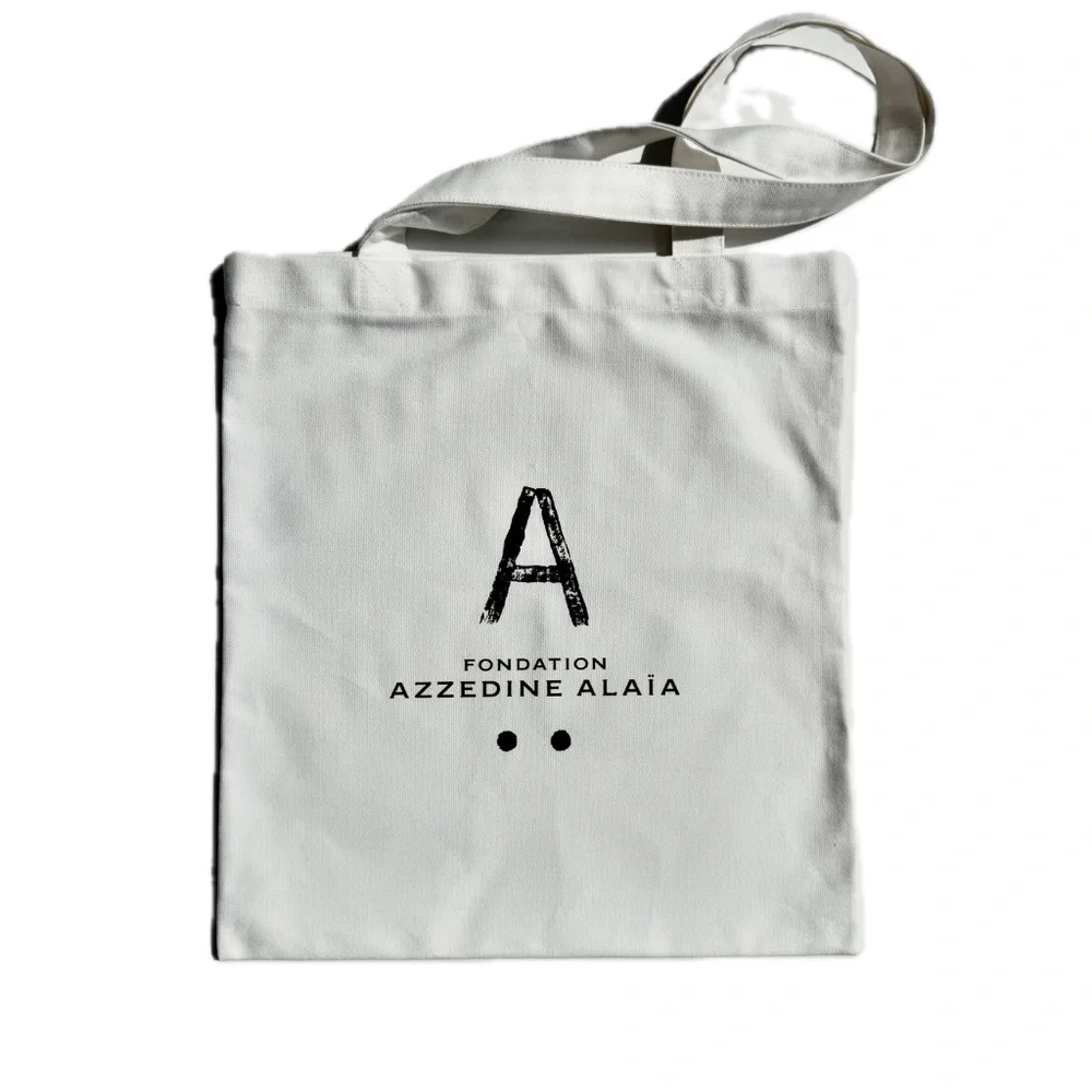 NWT Fondation Azzedine Alaïa Canvas Tote - White - OS